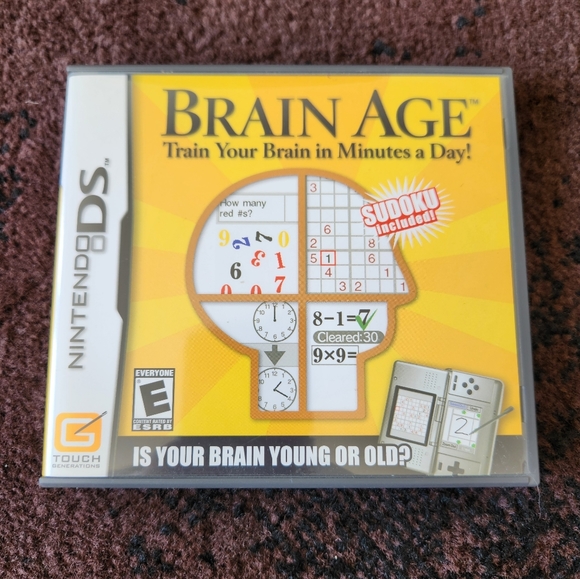 Nintendo DS Brain Age Video Game - Picture 1 of 3